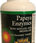 Natural Factors Papaya Enzymes Promotes Healthy Digestion 120 Chewable Tablets