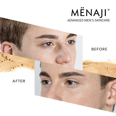 Menaji HDPV Anti-Shine Powder | Anti-Shine Face Make-Up for Men | High-Definition Face Powder | Skin-Friendly Face Powder for Men | All-Occasion Face Powder | Contains Vitamin C & E