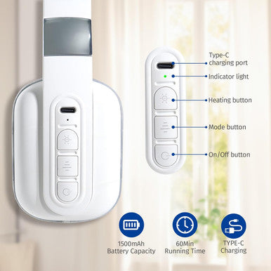 Neck Massager With Heat Cordless Neck Shoulder Massage For Pain Relief Deep Tissue Kneading Neck Massager Electric Portable Heated For Travel Home Office Parent Gift