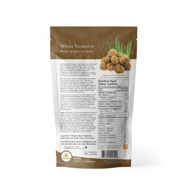 Ecoideas Organic Tigernuts, Whole, 227g