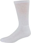 Physician'S Choice 6 pair 10-13 White Crew Physicians Choice Diabetic Socks