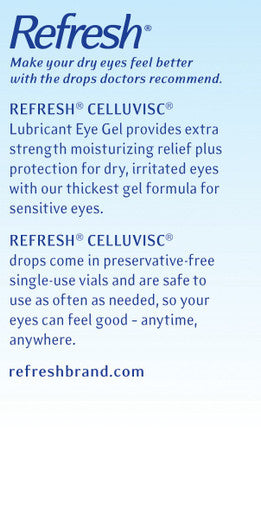 Refresh Celluvisc Lubricant Eye Drops Single-Use Containers 30 ct By A&Z Pharmaceutical