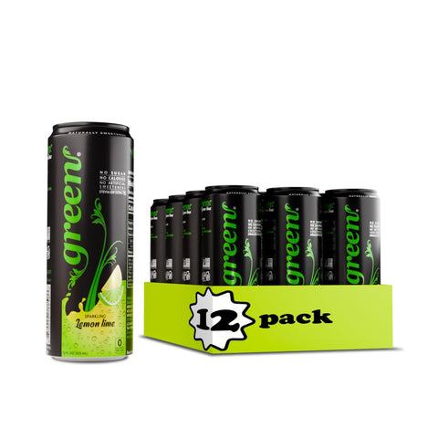 Green Cola Sugar Zero Calories Naturally Sweetened with 100% Stevia Leaf Extract Carbonated Soda 100% Cola Taste 12 Fl Oz each can Pack of 8