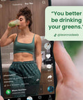 Bloom Nutrition Green Superfood Super Greens Powder Juice Smoothie Mix Complete Whole Foods Organic Spirulina Chlorella Wheat Grass Probiotics Digestive Enzymes Antioxidants Original