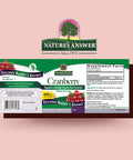 Nature'S Answer Cranberry Fruit | Dietary Supplement | Supports a Healthy Urinary Tract Function & Healthy Immune System | Vegetarian Kosher & Vegan 90 Capsules (2 pack)