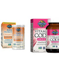 Garden of Life Raw Probiotics For Women And Men Ultimate Care 100 Billion Cfu B12 - Vitamin Code Raw - 30 Capsules 1 000Mcg