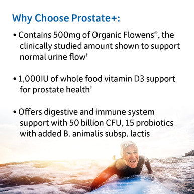 Garden of Life Dr. Formulated Probiotics Prostate+ - Acidophilus And Probiotic Supports Healthy Prostate And Digestive Balance - Gluten Dairy And Soy-Free - 60 Vegetarian Capsules