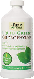 Liquid Greens Chlorophyll Unflavoured 450ml - Balance pH Energize Detox and Cleanse without calories Ultra Premium Dietary Supplement - No Fillers or Binders No Artificial Ingredients