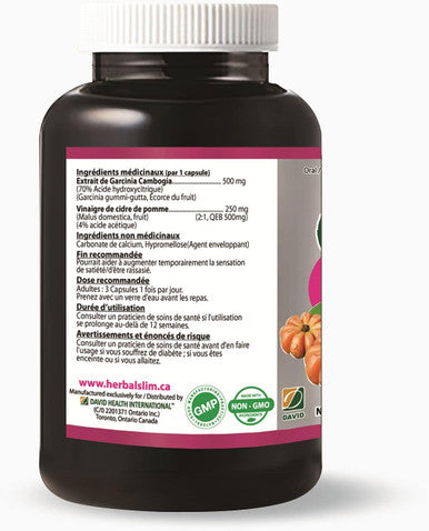Herbal Slim Garcinia with Apple cider Vinegar 90 caps
