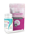 NutraBlast Boric Acid Vaginal Suppositories 800mg Complex w/FOS Prebiotic Enhancer Aloe Vera w/Vaginal Applicator 30 Suppositories 15 Applicators pH Balance Feminine Care