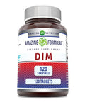 Amazing Formulas Dim (Diindolylmethane) Supplement | 100 Mg Per Serving | 120 Tablets | Non-Gmo | Gluten Free | Made In Usa