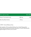 Nature's Bounty Vitamin C 1000 Mg With Rose Hips - Pack Of 60 Coated Caplets - Supports Immunity And Energy - Vegan And Gluten Free