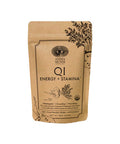 Anima Mundi Qi Energy + Protein Superfood Powder Adaptogenic Adrenal Support Supplement Powder with Ashwagandha and Slippery Elm Mood and Energy Support Supplement and Protein Powder 8oz / 227g