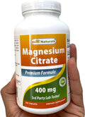 Best Naturals Magnesium Citrate (Citrato de Magnesio) 400mg 250 Tablets (400 mg of Elemental Magnesium per 2 Tablets) (1)