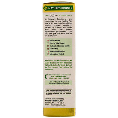 Nature's Bounty B-12 5000 Mcg Sublingual Liquid Energy Health 2 Oz ( Pack Of 4)
