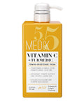 Medix 5.5 Vitamin C Face & Body Dry Skin Rescue Cream Skin Care Lotion Infused W/ Turmeric, Vitamin E, Ginger. Firming & Brightening Anti Aging Moisturizer For Age Spots & Sun Damaged Skin, 15 Fl Oz