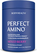 BodyHealth PerfectAmino Powder - BCAA and EAA Powder for Pre and Post Workout - Amino Acid Energy Drink for Men and Women to Support Lean Muscle and Recovery