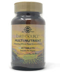 Solgar Earth Source Multi-Nutrient Tablets Providing Whole Food Concentrates 60 Tablets - Contains Vitamins A C E & More - Zinc For Healthy Immune System Support - Vegan Dairy Free - 20 Servings