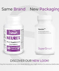Supersmart Neurex Help Improve Memory Speed of Cognitive Processing Help Prevent Cerebral Aging Brain Supplement Formula NonGMO Gluten Free 60 Vegetarian Capsules