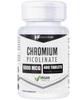 Healthfare Chromium Picolinate 1000Mcg | 400 Tablets | Support Carbohydrate Breakdown & Metabolism | Non-Gmo And Gluten-Free By