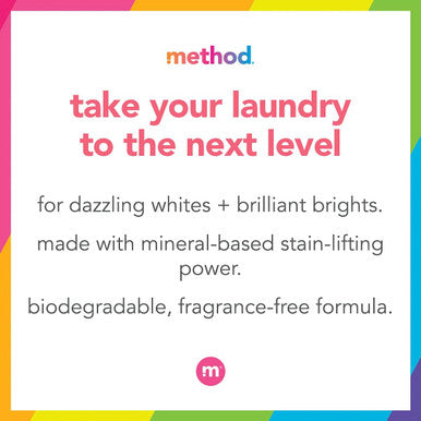 Method Laundry Booster Whites 28.2 ounces 2 pack Packaging May Vary