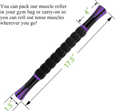 Muscle Roller, Massage Roller Stick For Athletes, Help Reducing Muscle Soreness Cramping Tightness Leg Arms Back Calves Muscle Massager
