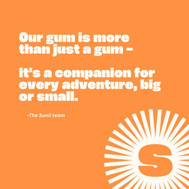 Sunii Energy Gum - Boost In 5 Minutes, 100Mg Caffeine, Stay Alert For Workouts, Study, Work & Travel, 5 Calories, Sugar-& Gluten-Free. Ideal Alternative To Energy Drinks (3 Packs)