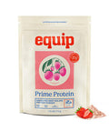Equip Foods Prime Protein Powder Clean Grass Fed Beef Protein Isolate Carnivore Protein Powder Paleo Keto Friendly | Gluten Dairy Free Helps Build & Repair Tissue 30 Servings Strawberry
