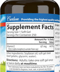 Carlson EGems 100 IU Heart Health and Optimal Wellness Antioxidant 250 soft gels
