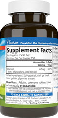 Carlson EGems 100 IU Heart Health and Optimal Wellness Antioxidant 250 soft gels