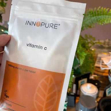 INNOPURE Vitamin C 1000mg Tablets - Vegan, Vegetarian Society Approved - UK Manufactured - 3 Month Supply