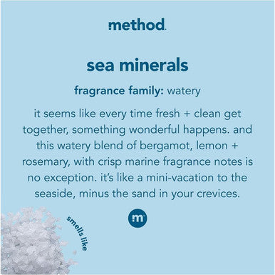Method Gel Dish Soap Refill Sea Minerals Recylable Bottle Biodegradable formula 54 Fl Oz (Pack of 1)