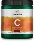 Swanson Vitamin C Powder 100% Pure Ascorbic Acid Immune System Support Skin Health Cardiovascular Health Antioxidant Supplement 1000 mg (per Serving) 1 lb. 454 g