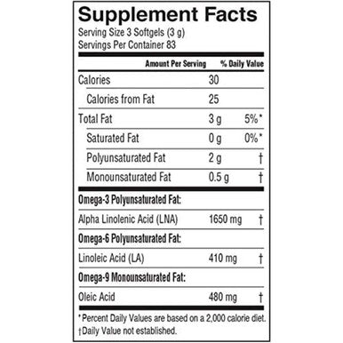 Barlean's Eye Remedy 16Oz Fresh Flaxseed Oil Softgels From Cold Pressed Flax Seeds 250Ct