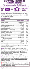 Jamieson 100% Complete Chewable Multivitamin For Adults Citrus Twist Multi 60 Chewable Tablets
