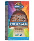 Kombucha Pills by Garden of Life Vitamin Code Raw Kombucha Vegan Supplement for Energy, Metabolism, Immune System, Digestion, Vitamin B Complex, B12, Black Tea, Probiotics, Enzymes, 60 Capsules