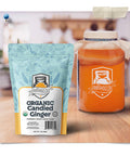 Fermentaholics Usda Organic Dried Candied Ginger 7 Oz - Perfect For Secondary Fermentation & Kombucha Flavoring