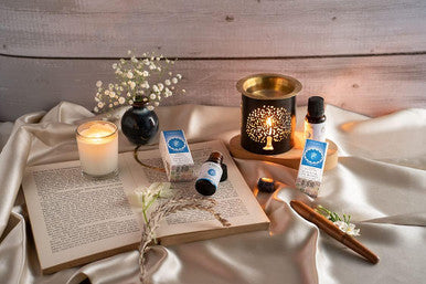 Aromafume 7 Chakra Vishuddha - Throat Chakra - Expression - Essential Oil Diffuser Blend - Pure Oils for Meditation, Yoga, Relaxation & Chakra Alignment