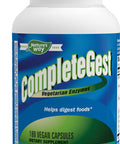Nature'S Way Completegest Vegetarian Enzymes Supplement, Helps Digest Food*, 180 Vegan Capsules