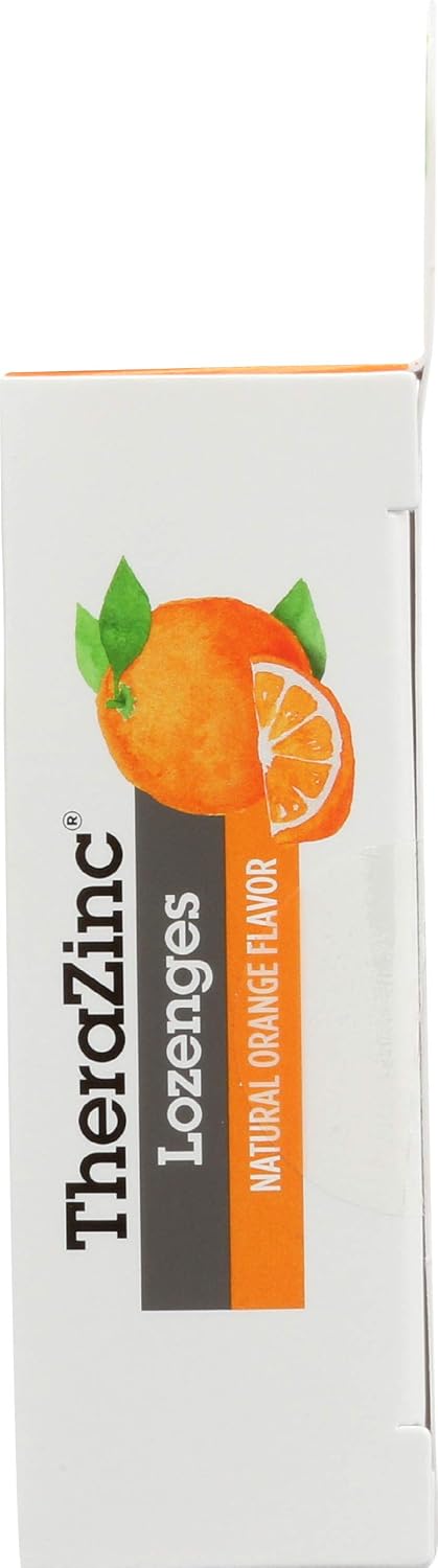 Quantum Therazinc Orange 24 Count Acetate Lozenges 0.5 Unit