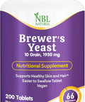Nbl Natural NBL Natural Brewer's Yeast 650 mg 200 Tablets