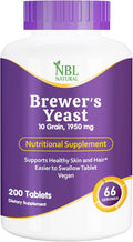 Nbl Natural NBL Natural Brewer's Yeast 650 mg 200 Tablets