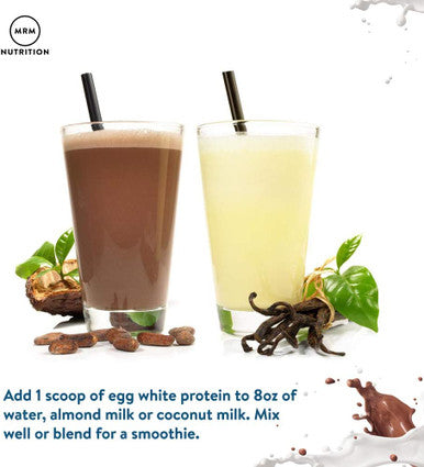 MRM Nutrition Egg White Protein | Vanilla Flavored | 23g Fat- Protein | with Digestive enzymes | Highest Biological Value | Clinically Tested | 20 Servings