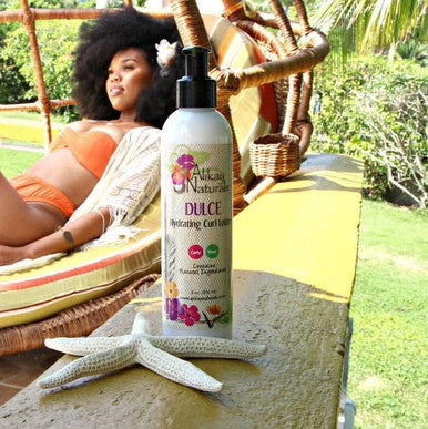 Alikay Naturals Dulce Hydrating Curl Lotion Natural Kokum Butter Silk Amino Acid & Argan Oil 16 Ounce