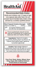 HealthAid Vitamin E 1000iu 60 Capsules