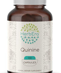 HerbEra Quinine 120 Capsules, 1000 mg, Wildcrafted Quinine (Cinchona officinalis) Dried Bark (120 Capsules)