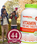 NutriBiotic Vitamin C 1000 Mg Tablets Essential Immune and Antioxidant Collagen Support Supplement Pharmaceutical Grade LAscorbic Acid Vegan NonGMO and Gluten 250 Count