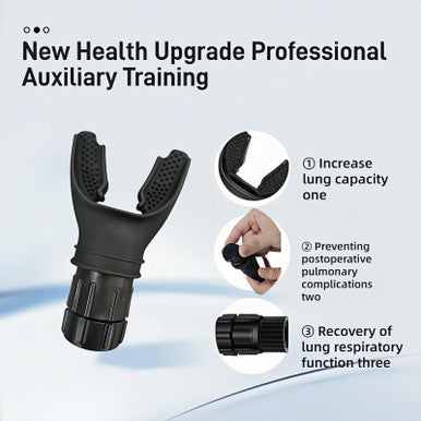 Fanbodta Portable Lung Capacity & Ab Trainer - Adjustable Resistance Breathing Exerciser For Core Strength Swimming Martial Arts | Medical-Grade Silicone Compact Design With Flow Control Valve