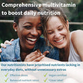 Pure & Essential Advanced Vegan Multivitamin & Minerals For Women With Iron, Methylated Folate, Clean Label, Non-Gmo, Sustained Release, 60 Tablets