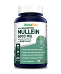 NusaPure Mullein Leaf Capsules 5000mg | 150 Veggie Caps mg | Bioperine